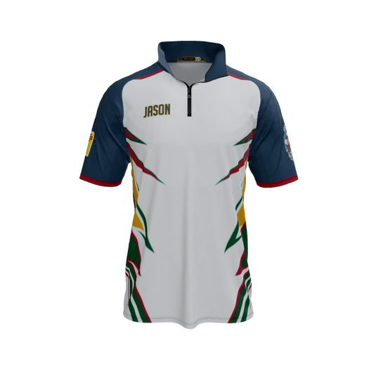 Collared Shirts Hawk QTR Zip Short Sleeve. (x 1)