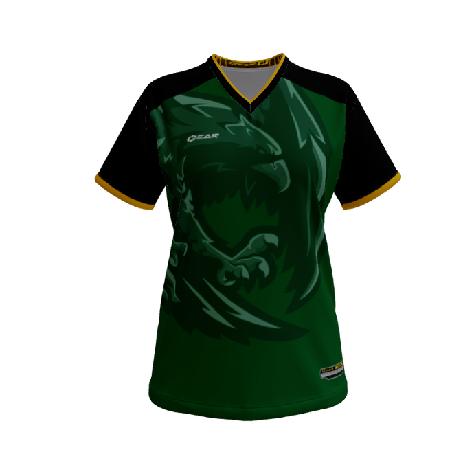 Ladies Custom Jerseys Eagle Flight Ladies Mascots Short Sleeve. (x 4)