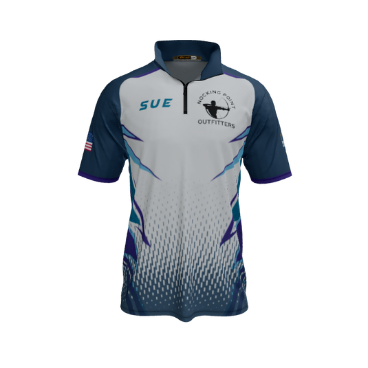 Collared Shirts Hawk QTR Zip Short Sleeve. (x 1)