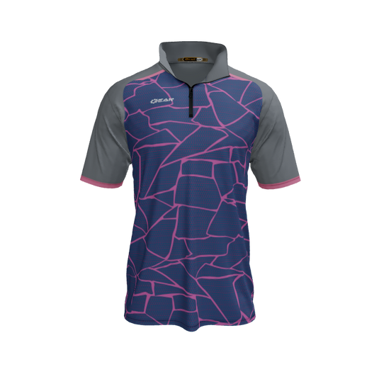 Collared Shirts Broken QTR Zip Short Sleeve. (x 15)