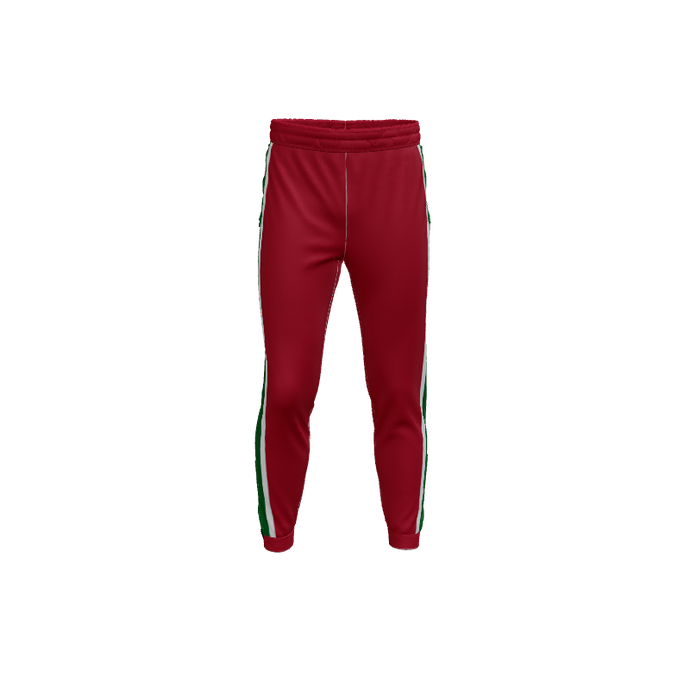 Mens Custom Pants Thin Stripe Active Zipped Leg Jogger. (x 5)