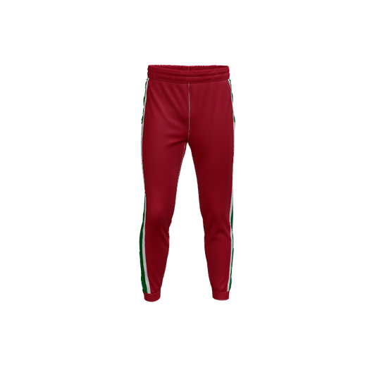 Mens Custom Pants Thin Stripe Active Zipped Leg Jogger. (x 5)
