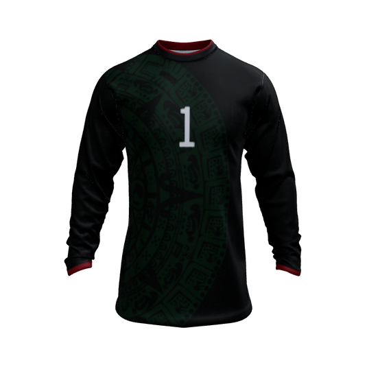 Mens Jerseys Aztec Long Sleeve Crew Neck Jersey. (x 1)
