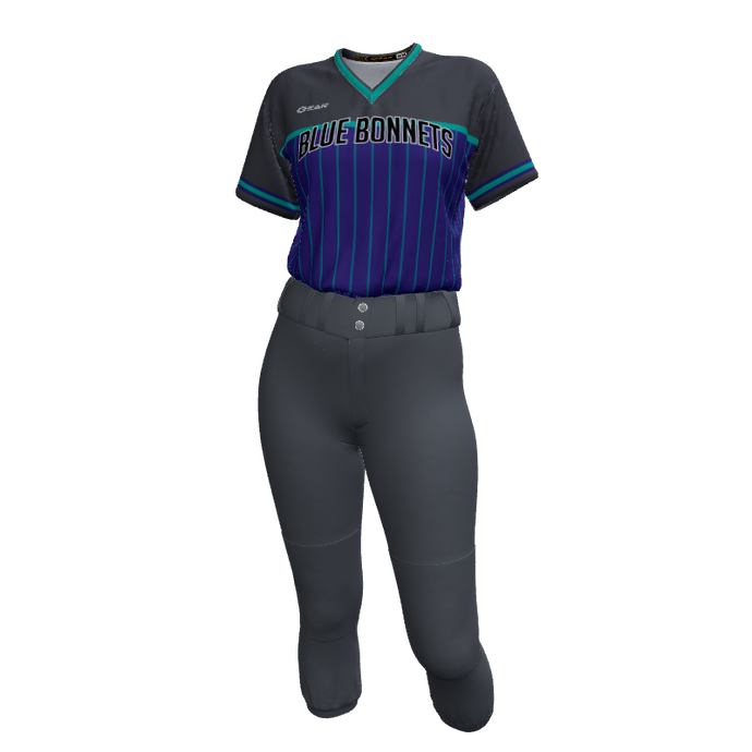 Packages Triple Ladies Softball V-Neck Short Sleeve 2.50 Sets. (x 1)