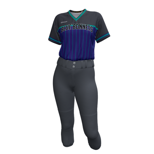 Packages Triple Ladies Softball V-Neck Short Sleeve 2.50 Sets. (x 1)