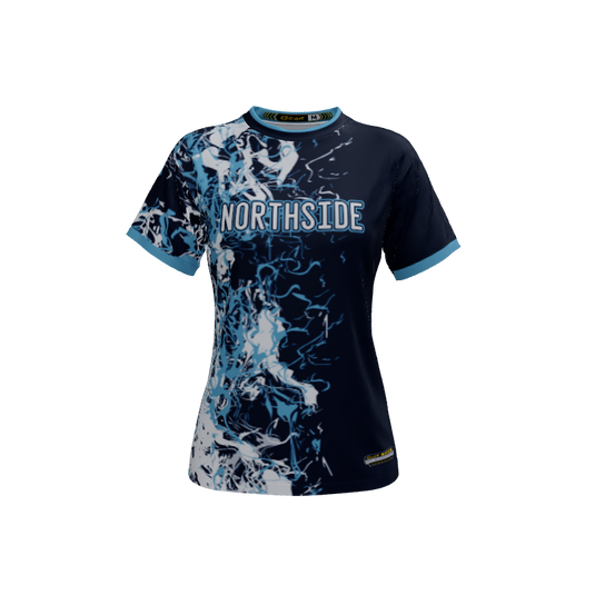 Ladies Custom Jerseys Darkness Crew Neck ECO Ladies Jerseys. (x 6)