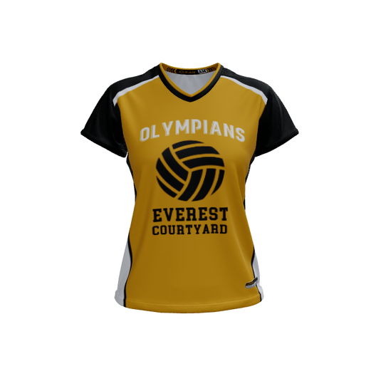 Ladies Custom Jerseys Bombshell 2.0 Ladies V-Neck Cap-Sleeve 2.50. (x 5)