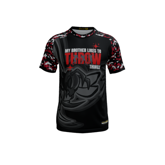 Mens Jerseys Hornet Mascot Crew Neck Short Sleeve Jersey. (x 1)