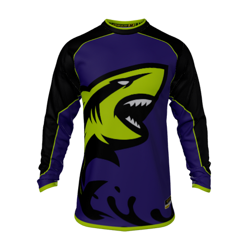 Mens Jerseys LS Shark Crew Neck Longsleeve Jersey 2.0. (x 1)