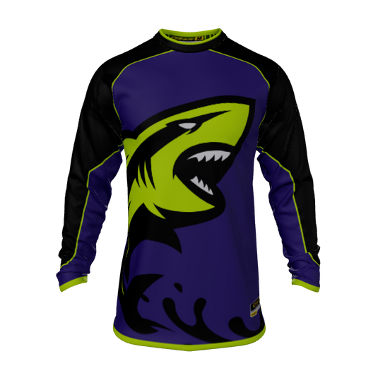 Mens Jerseys LS Shark Crew Neck Longsleeve Jersey 2.0. (x 1)