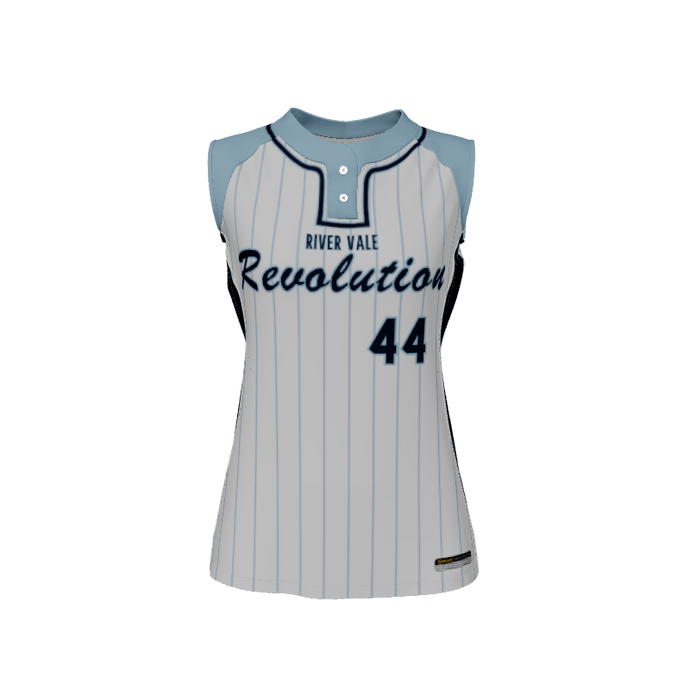 Ladies Custom Jerseys Elite Custom Ladies Premier 2 Button Sleeveless Jersey. (x 4)