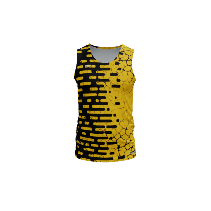 Mens Jerseys Dash Track Fitted Singlet. (x 2)