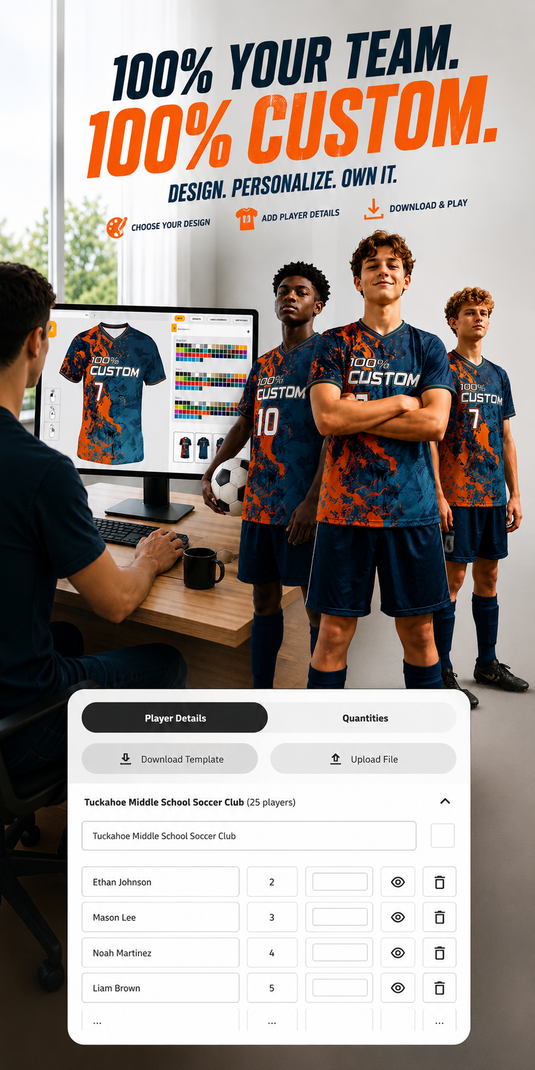 Create Jerseys in Minutes