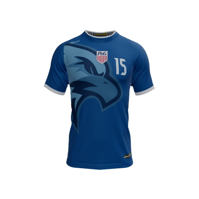 Mens Jerseys Eagle Mascot Crew Neck Short Sleeve Jersey. (x 11)