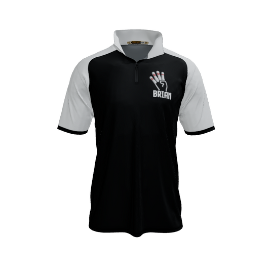 Collared Shirts Rise QTR Zip Short Sleeve. (x 4)