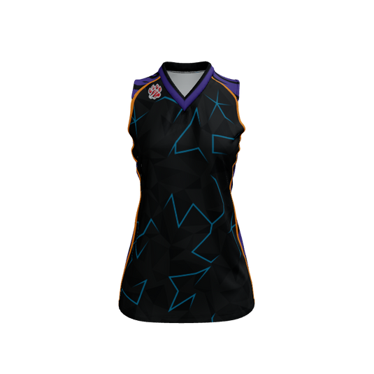 Ladies Custom Jerseys Prisum Custom Ladies V-Neck Sleeveless Jersey. (x 1)
