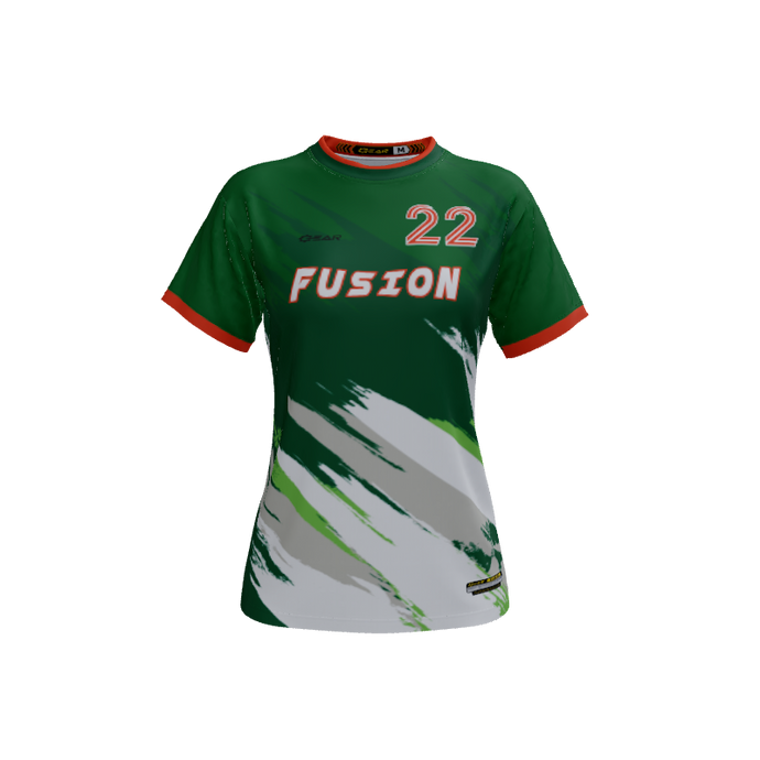 Ladies Custom Jerseys Smear Crew Neck ECO Ladies Jerseys. (x 1)