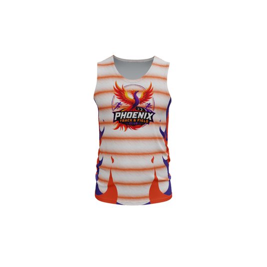 Mens Jerseys Fire Track Fitted Singlet. (x 12)