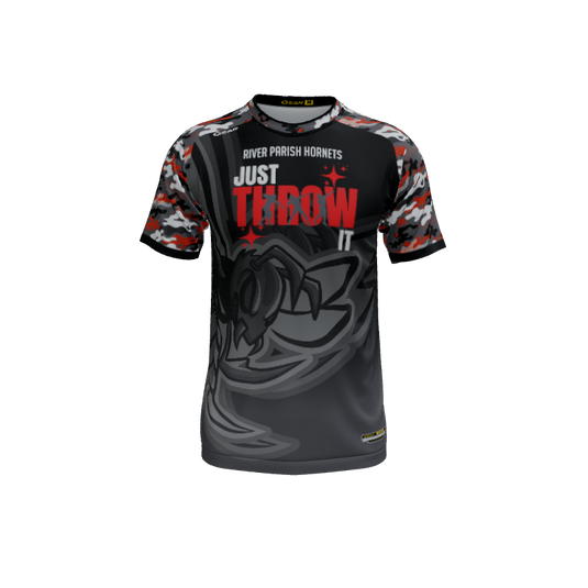 Mens Jerseys Hornet Mascot Crew Neck Short Sleeve Jersey. (x 1)