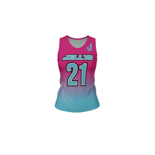 Ladies Custom Jerseys Core Ladies Fitted Track Singlet. (x 1)