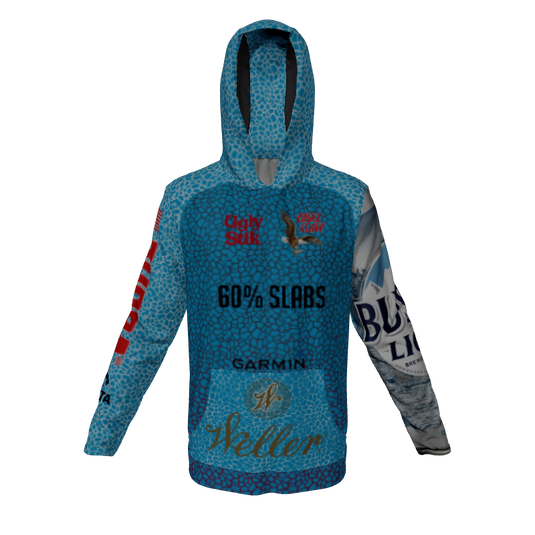 Hoodies Core (Full Body Pattern) Long Sleeve Hoodie w/Pocket. (x 3)