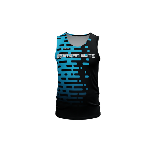 Mens Jerseys Dash Track Fitted Singlet. (x 6)