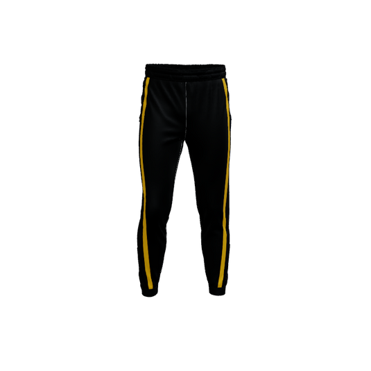 Mens Custom Pants Wide Stripe Active Zipped Leg Jogger. (x 1)