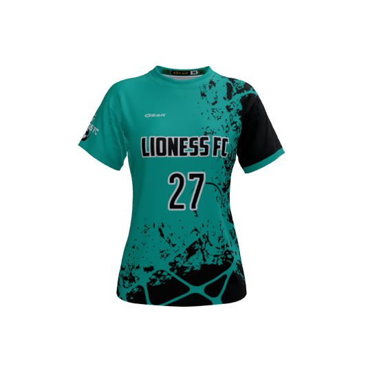 Ladies Custom Jerseys Racer Crew Neck ECO Ladies Jerseys. (x 8)