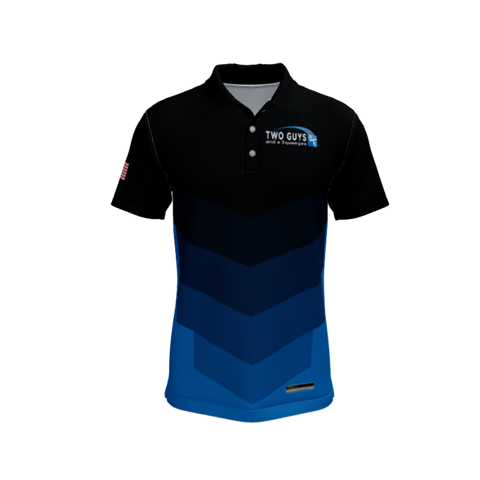 Mens Polos Chevron Custom Polo V3. (x 1)