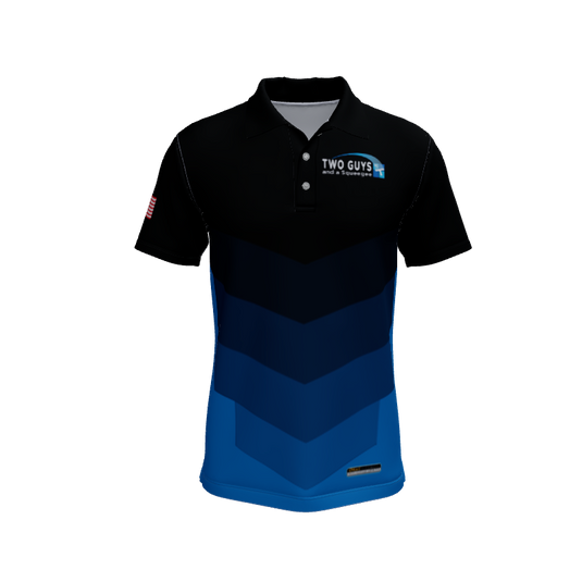 Mens Polos Chevron Custom Polo V3. (x 1)