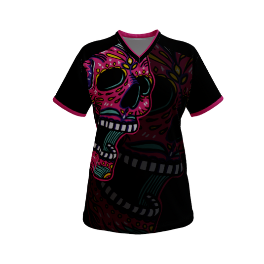 Ladies Custom Jerseys Skull Candy Ladies Mascots Short Sleeve. (x 1)