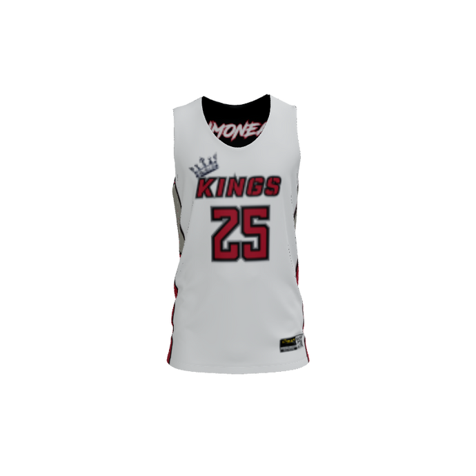 Mens Jerseys Throttle Single Ply Reversible Basketball Jersey. (x 8)
