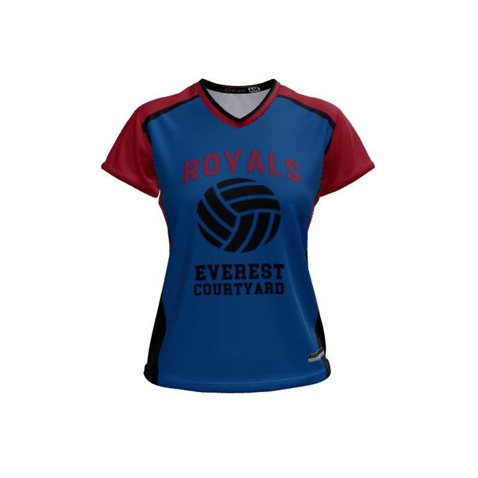 Ladies Custom Jerseys Bombshell 2.0 Ladies V-Neck Cap-Sleeve 2.50. (x 5)