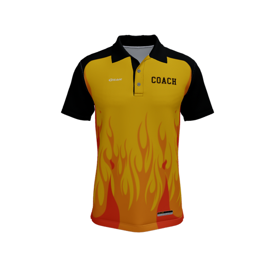 Mens Polos Fire Custom Polo V3. (x 6)