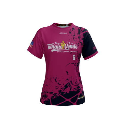 Ladies Custom Jerseys Racer Crew Neck ECO Ladies Jerseys. (x 1)