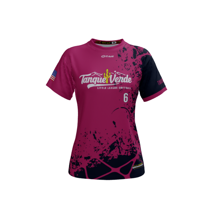 Ladies Custom Jerseys Racer Crew Neck ECO Ladies Jerseys. (x 1)