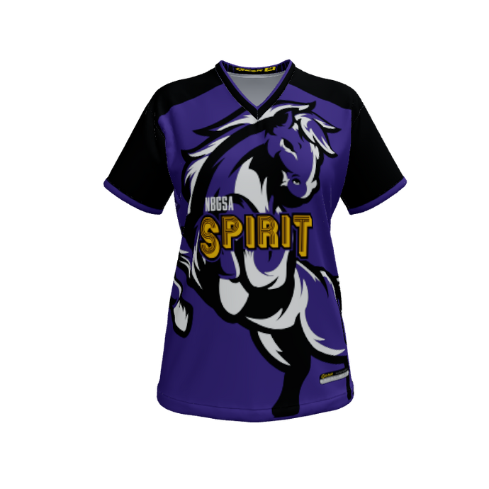 Ladies Custom Jerseys Mustang Womens VNeck Jersey 2.0. (x 14)