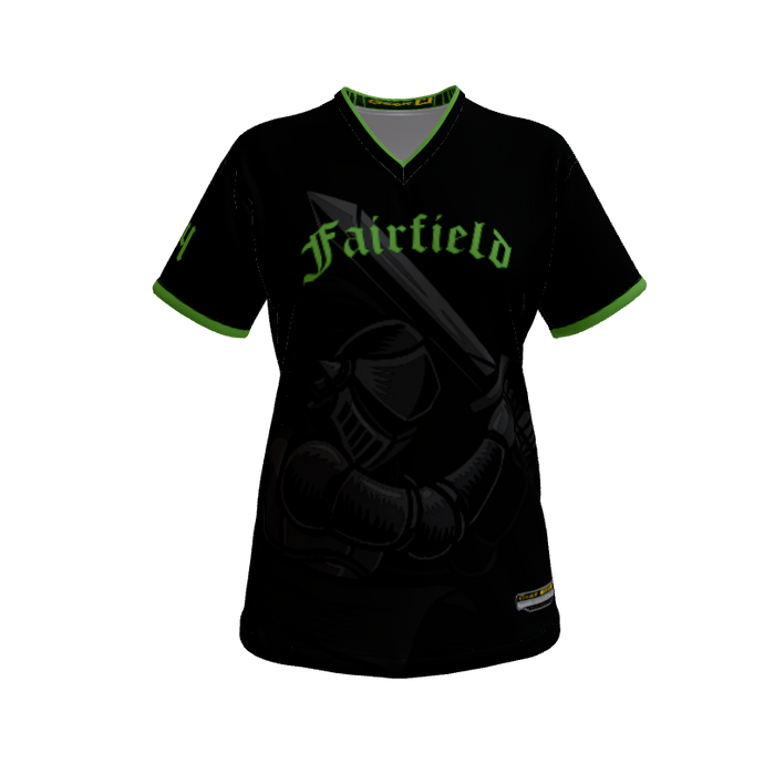 Ladies Custom Jerseys Knight Fury Ladies Mascots Short Sleeve. (x 16)