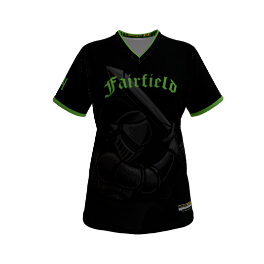 Ladies Custom Jerseys Knight Fury Ladies Mascots Short Sleeve. (x 16)