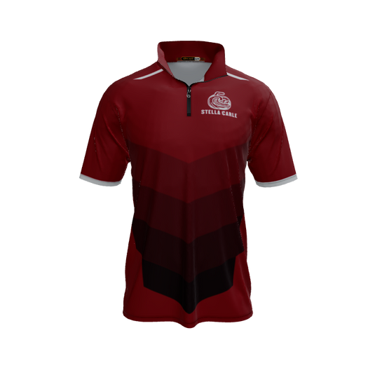 Collared Shirts Chevron QTR Zip Short Sleeve. (x 2)