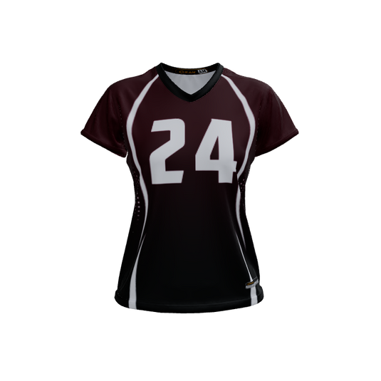 Ladies Custom Jerseys Dublin Ladies V-Neck Cap-Sleeve 2.50. (x 4)