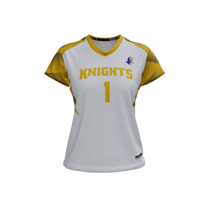 Ladies Custom Jerseys Mystic 2.0 Ladies V-Neck Cap-Sleeve 2.50. (x 1)