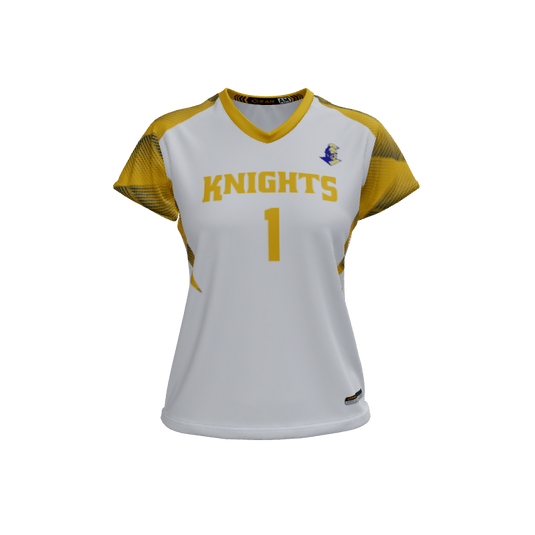Ladies Custom Jerseys Mystic 2.0 Ladies V-Neck Cap-Sleeve 2.50. (x 1)