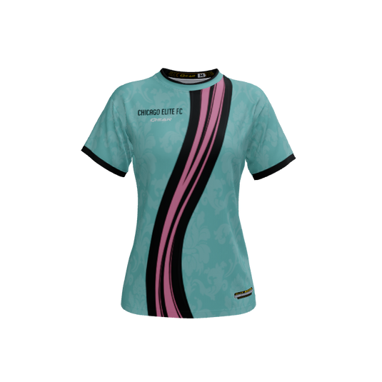 Ladies Custom Jerseys Aurora Crew Neck ECO Ladies Jerseys. (x 13)