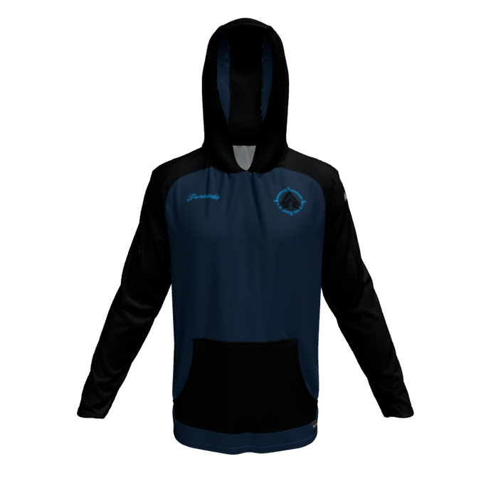Hoodies Core (Full Body Pattern) Lightweight Long Sleeve Hoodie w/Pocket. (x 1)