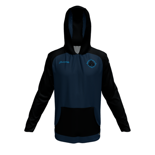 Hoodies Core (Full Body Pattern) Lightweight Long Sleeve Hoodie w/Pocket. (x 1)