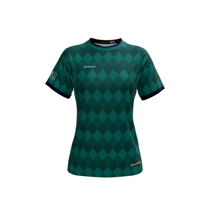 Ladies Custom Jerseys Diamond Crew Neck ECO Ladies Jerseys. (x 5)