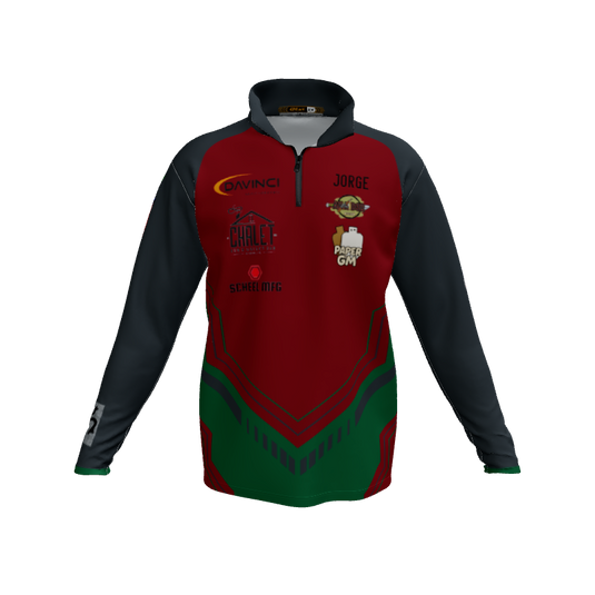 Collared Shirts Iconic QTR Zipped LS. (x 4)