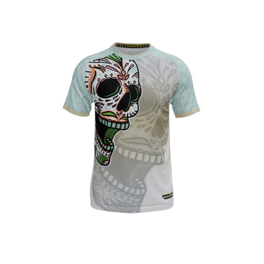 Mens Jerseys Skull Candy Mascot Crew Neck Short Sleeve Jersey. (x 1)