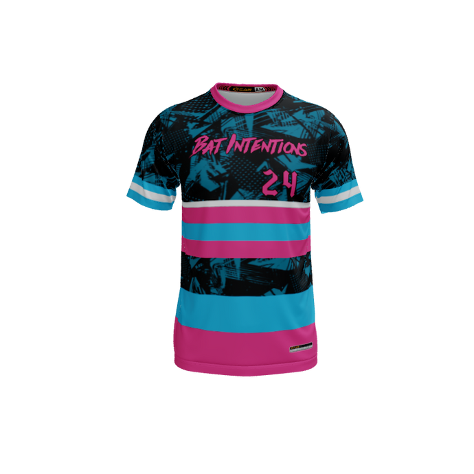 Mens Jerseys Stripes Crew Neck 2.50 Baseball Series. (x 14)